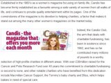 Candis Magazine – One of the UK’s Top Selling Women’s Magazines