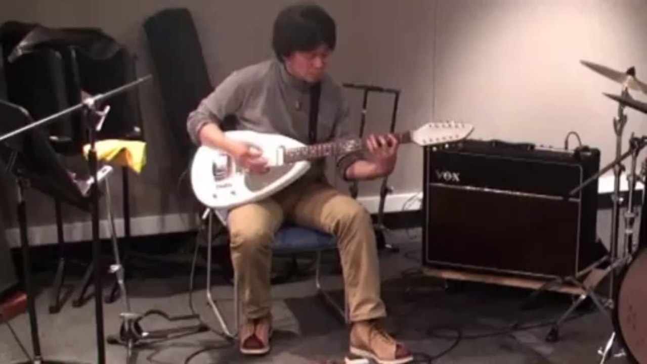 "Cafe Blue" by Kawasemi House(Jam band include Ribbon Controller & 12Strings Guitar)