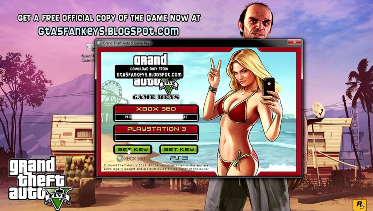 GTA 5 (Grand theft auto V) PS3 Xbox 360 Keys GIVEAWAY(Free Full Download)