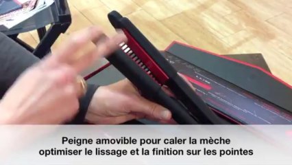 presentation du fer à lisser L'LISS By Cathy