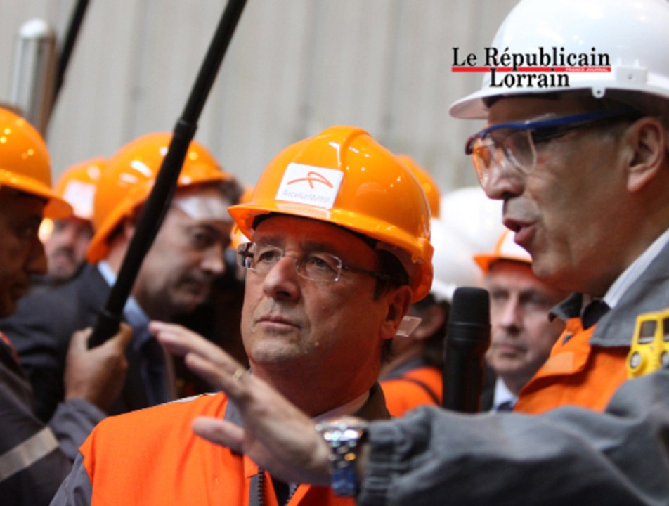 "François Hollande reviendra chaque année à Florange pour vérifier l'évolution de sa promesse"