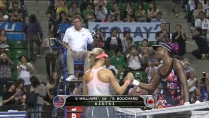 Williams breaks serve record in win
