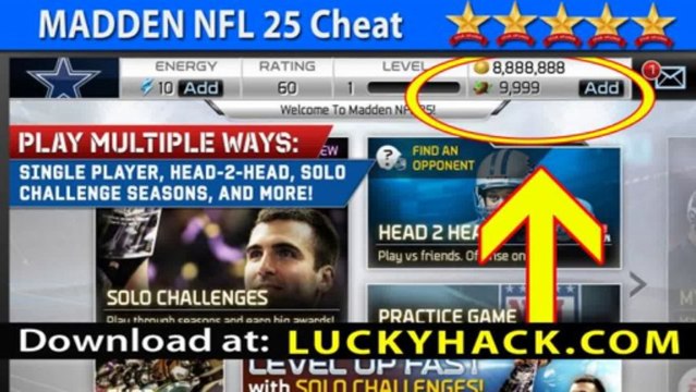 MADDEN NFL 25 Hacks for 99999999 Coins - iPhone iPad New Release MADDEN NFL 25 Hack Cash