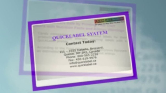 Quicklabel System - Candy Labels and Chocolate Labels