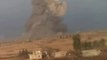 Massive car bomb explodes at a Syrian checkpoint