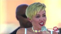 Miley Cyrus en larmes sur scène