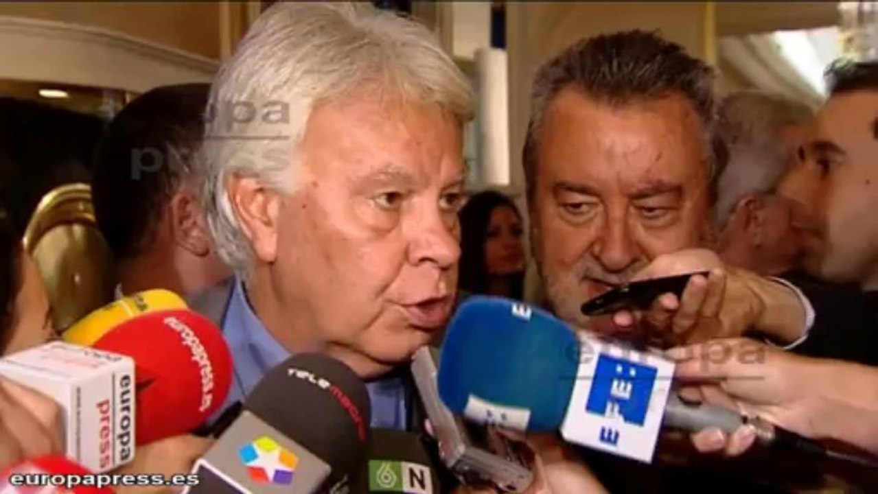 Felipe González ve "imposible" la independencia de Cataluña