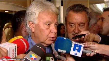 Felipe González ve "imposible" la independencia de Cataluña