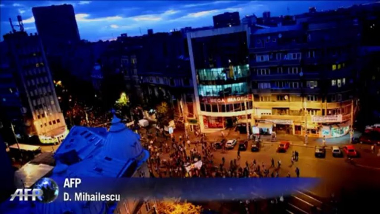 Romanians protest against Canadian mine project