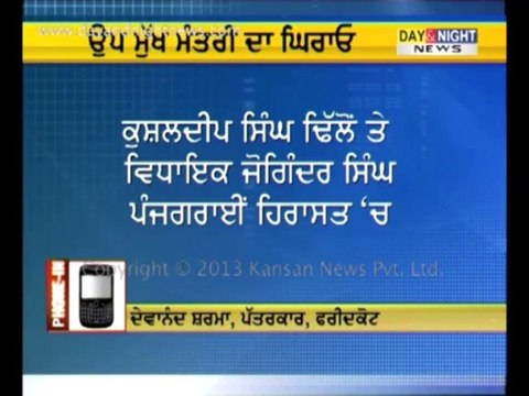 Faridkot | Congress leaders arrested by police | Protest against Deputy CM Sukhbir Singh Badal