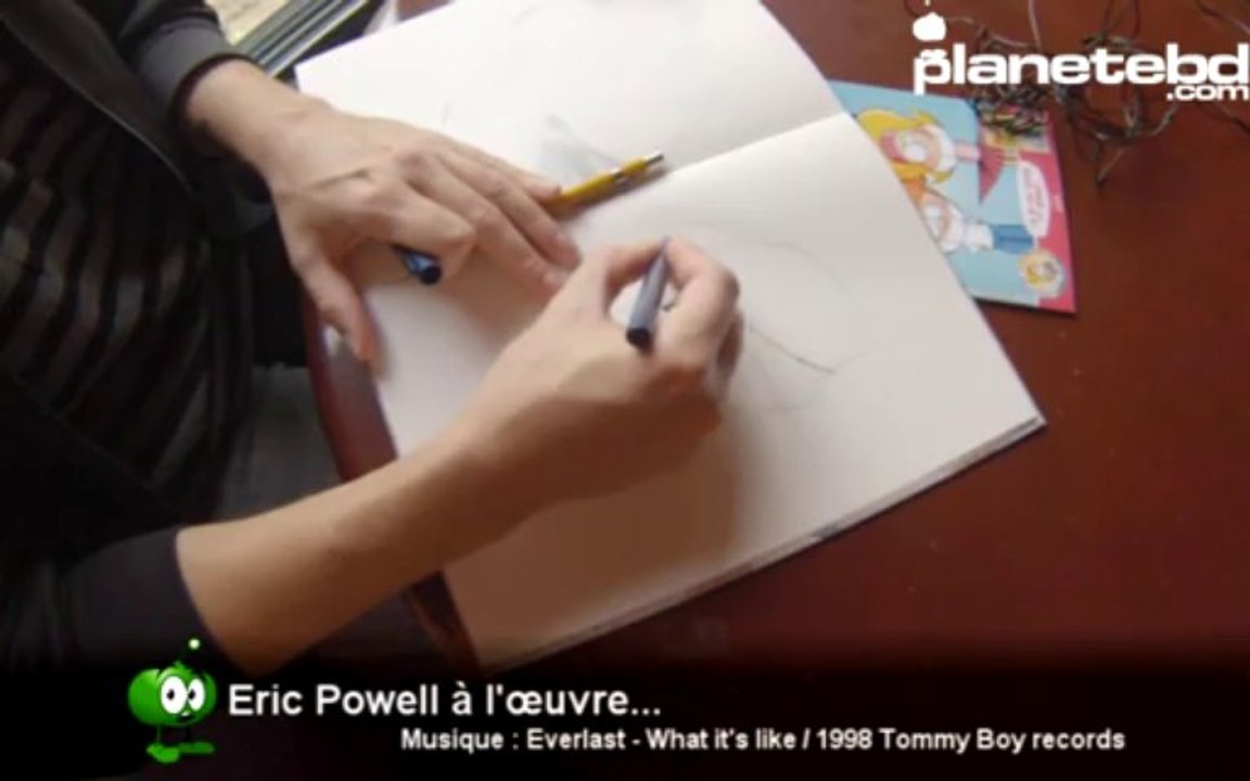 Eric Powell en action...
