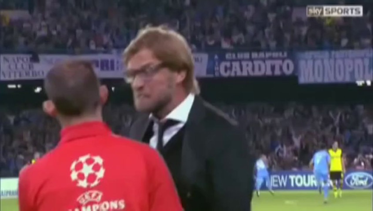 Napoli  Borussia Dortmund 2-1 Jurgen Klopp DOPPIATO Gigin Don Perignon