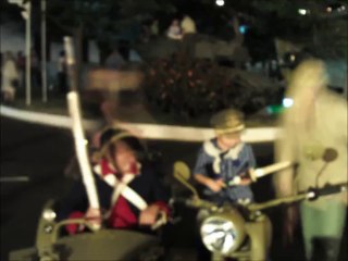 Museo en moto sidecar.