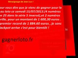 Résultat LOTO Tirage mercredi 25 septembre les numéros gagnants