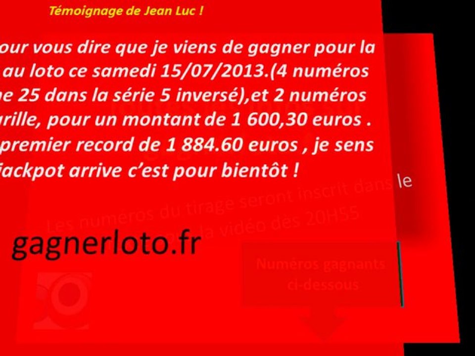 Résultat LOTO Tirage mercredi 25 septembre les numéros gagnants
