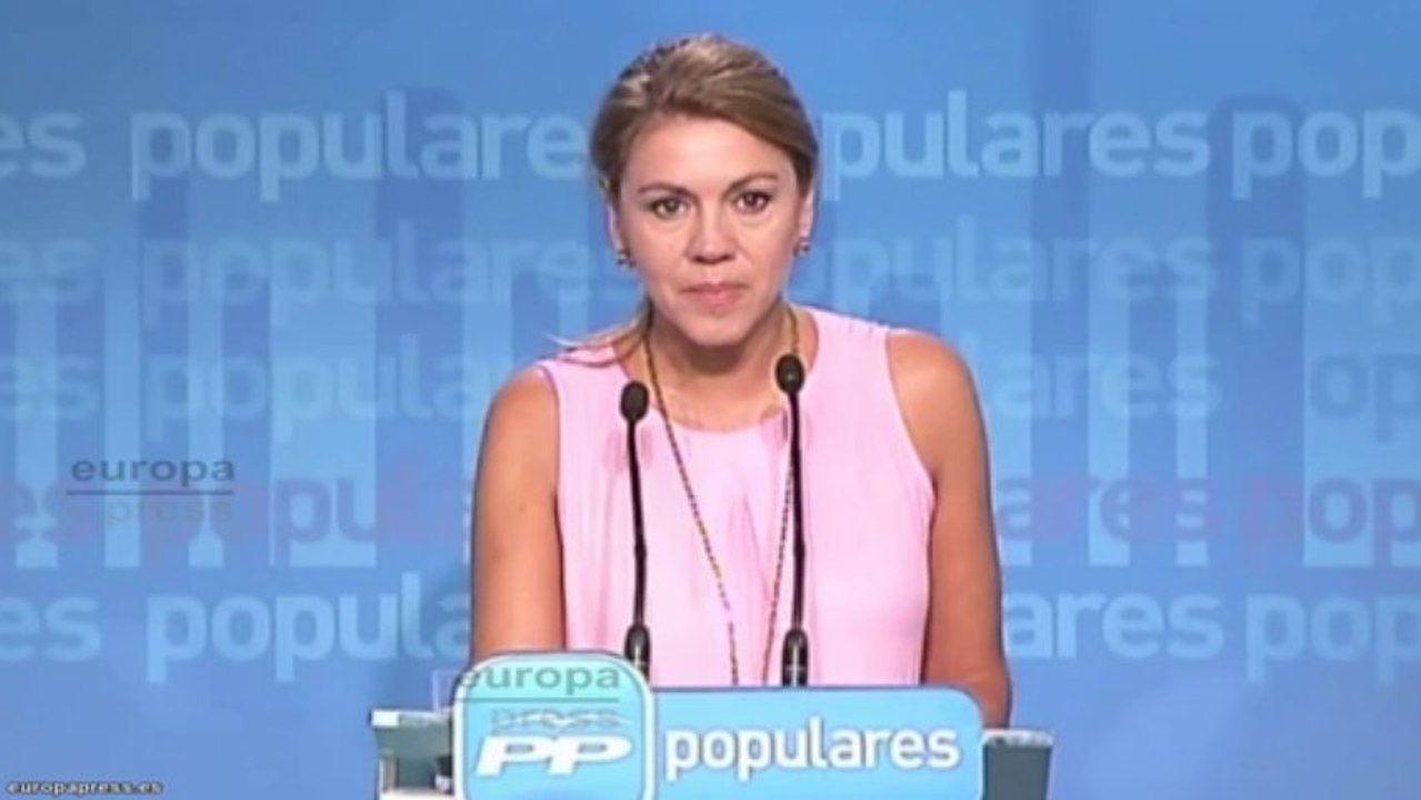 Cospedal: "no se entiende una España sin Cataluña"