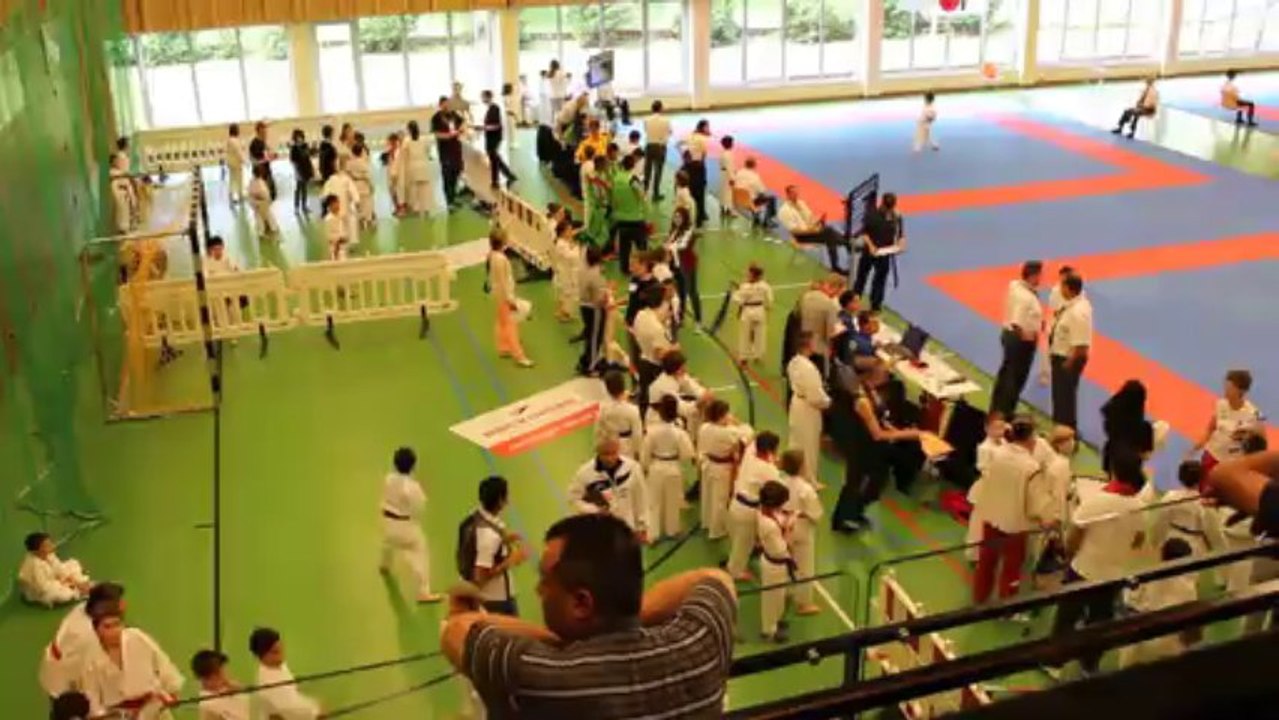 Karate training