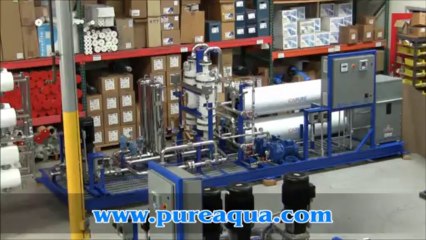 Pure Aqua| Reverse Osmosis & EDI Plant Venezuela 144,000 GPD
