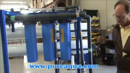 Pure Aqua| Industrial Seawater Reverse Osmosis System Saudi Arabia 26,420 GPD