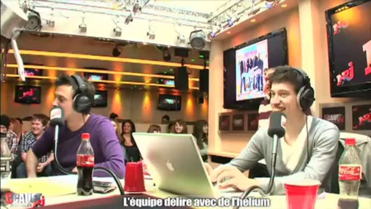 L'équipe délire avec de l'hélium - C'Cauet sur NRJ