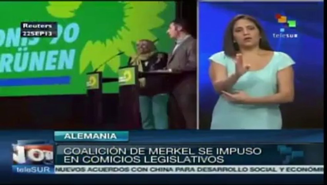 Angela Merkel gana elecciones legislativas en Alemania