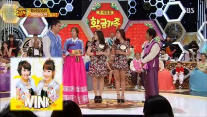 130918 朴智敏(Jimin), 白雅言(Ayeon) 唱歌CUT @ SBS 中秋特輯 黃金家族 Golden Family