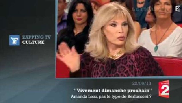 Zapping TV : Amanda Lear raconte son passé avec Berlusconi