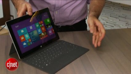 Microsoft Surface 2, premier contact