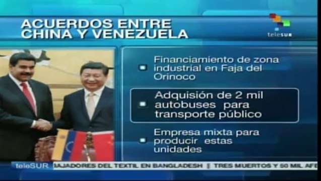 Acuerdos entre Venezuela y China generarán inversiones millonarias