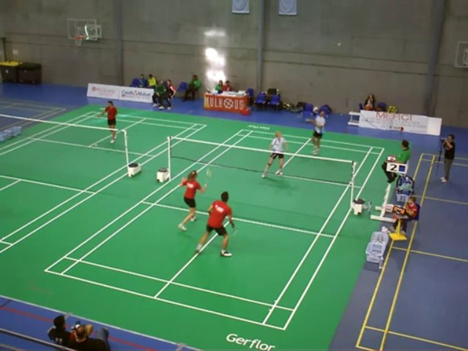 TOP12 J1 - BC Chambly Oise @ RED STAR Mulhouse Badminton, Double Mixte 1