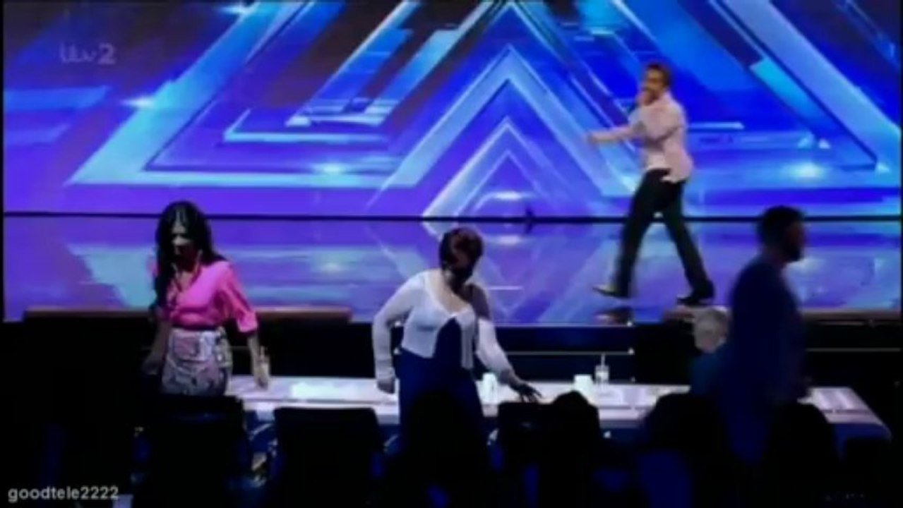 Caroline Flack & Matt Richardson (Week 4: "The Arena" Auditions) Funny Xtra Factor Highlights 2013