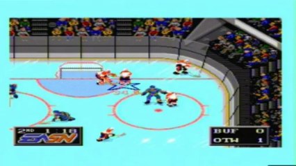 Mega Drive - NHLPA 93 - Ottawa vs Buffalo - Quarter Final - Game 5