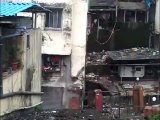 Effondrement d'un bâtiment de 4 étage en Inde.