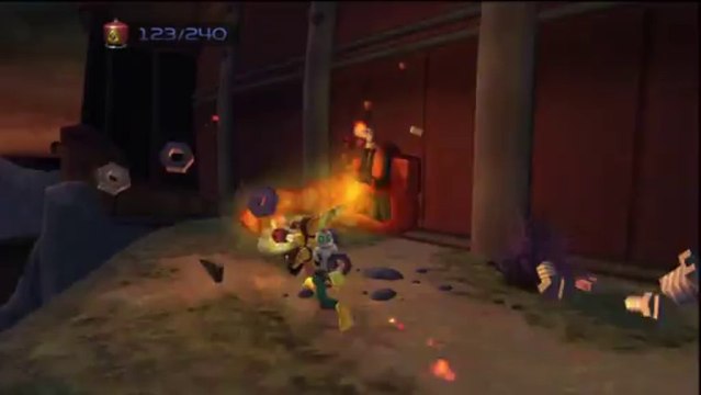 Ratchet & Clank - Planète Umbris, QG de Qwark : Survivre aux tirs Qwark