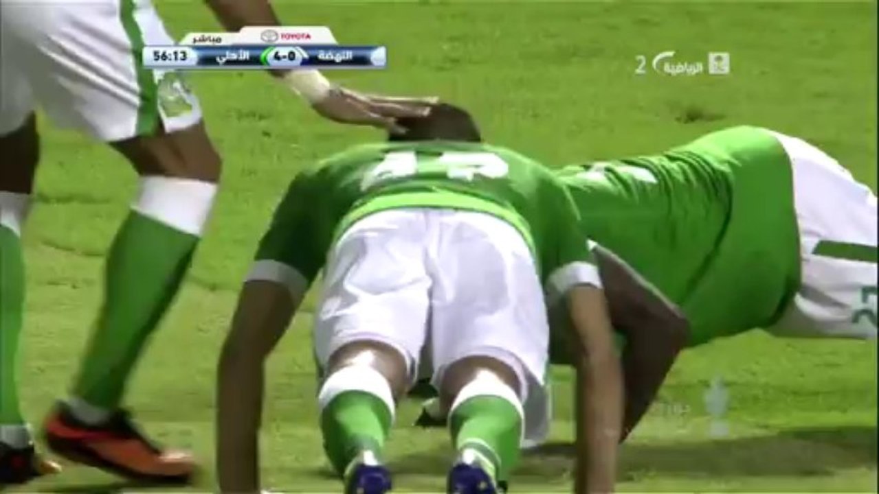 هدف الاهلي الرابع منصور الحربي في النهضة - الاهلي 5-1 النهضة HD
