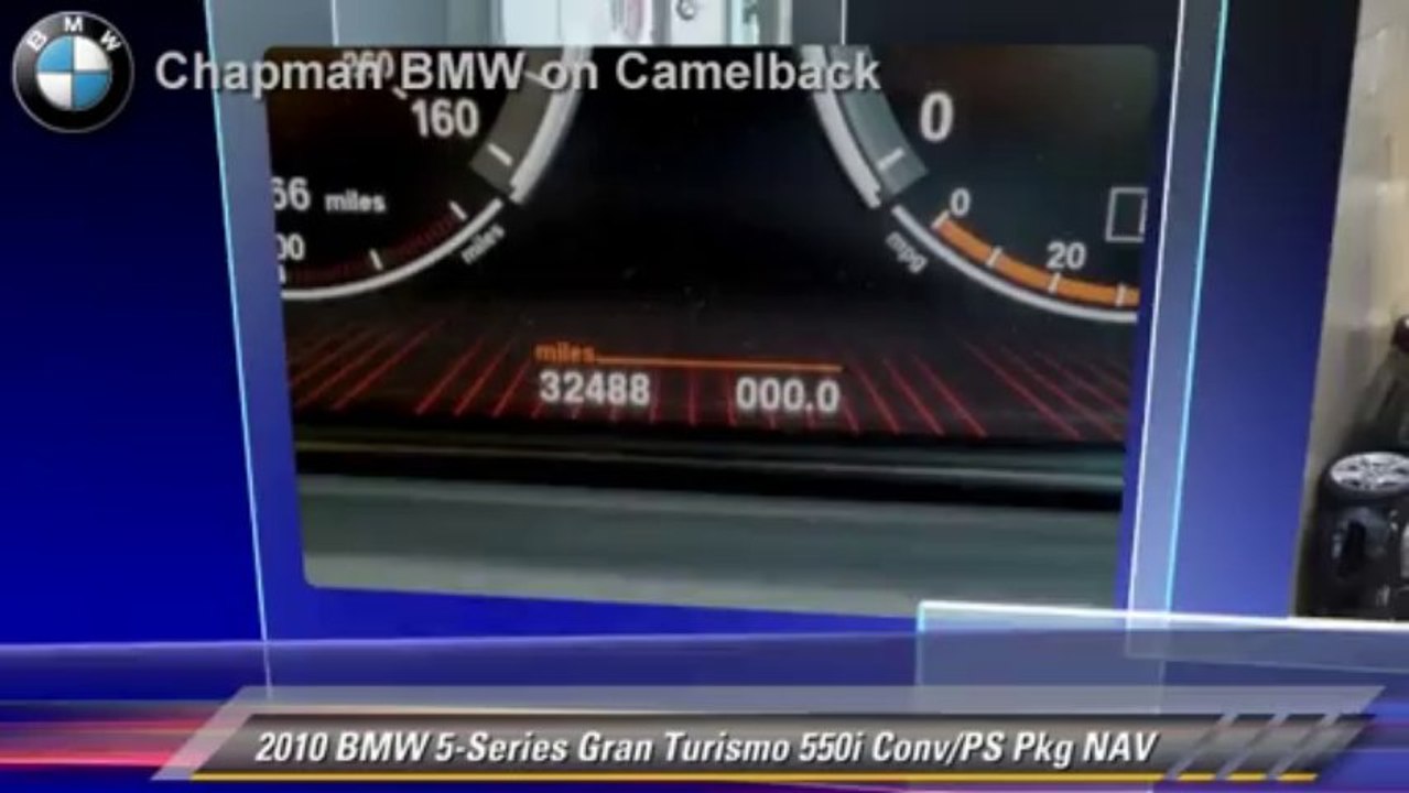 2010 BMW 5-Series Gran Turismo 550i Conv/PS Pkg NAV - Chapman BMW on Camelback, Phoenix