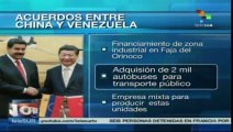 Recientes acuerdos firmados por Venezuela y China