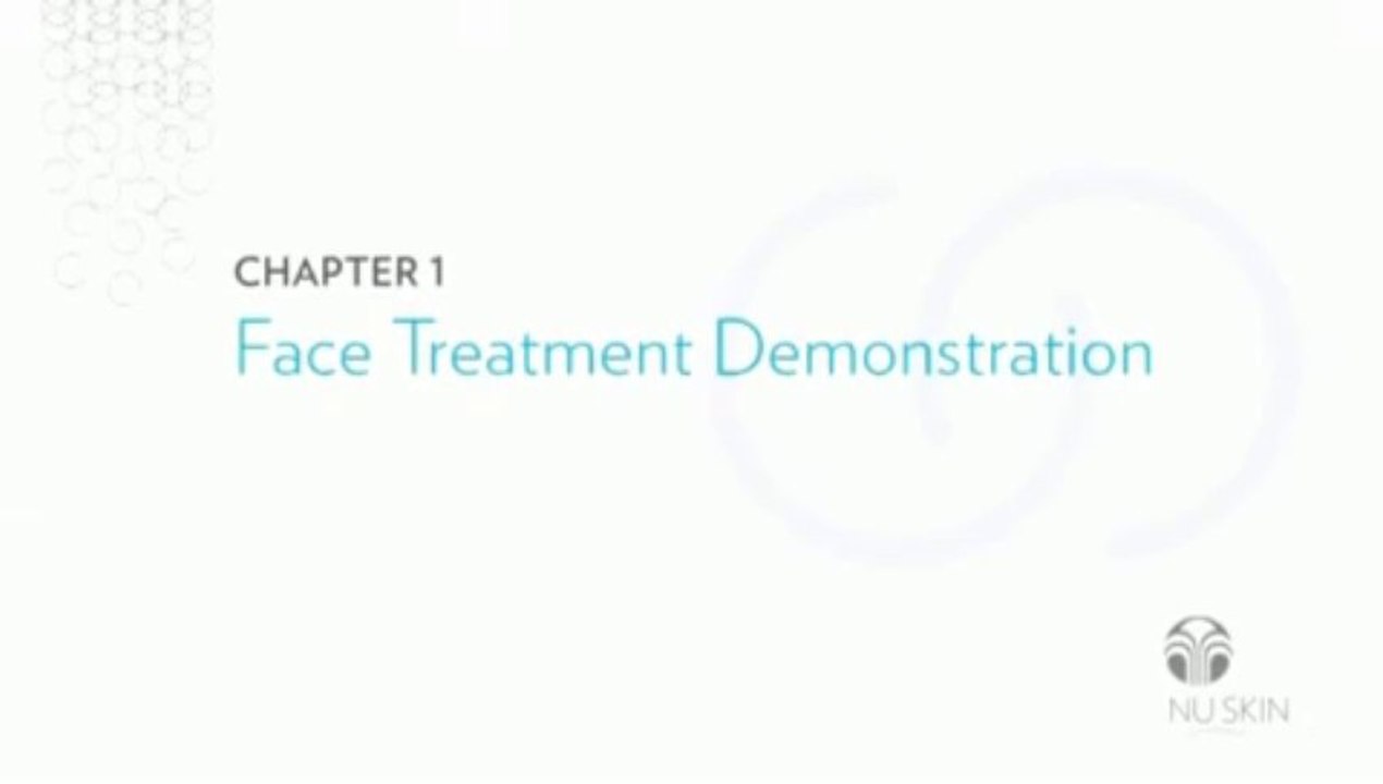 ageLOC Galvanic Spa II - Face treatment demonstration part 1 of 3