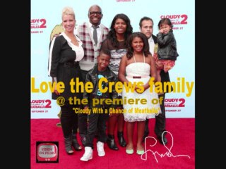 Terry Crews and Family at the "Cloudy With a Chance of Meatballs" Premieres 2