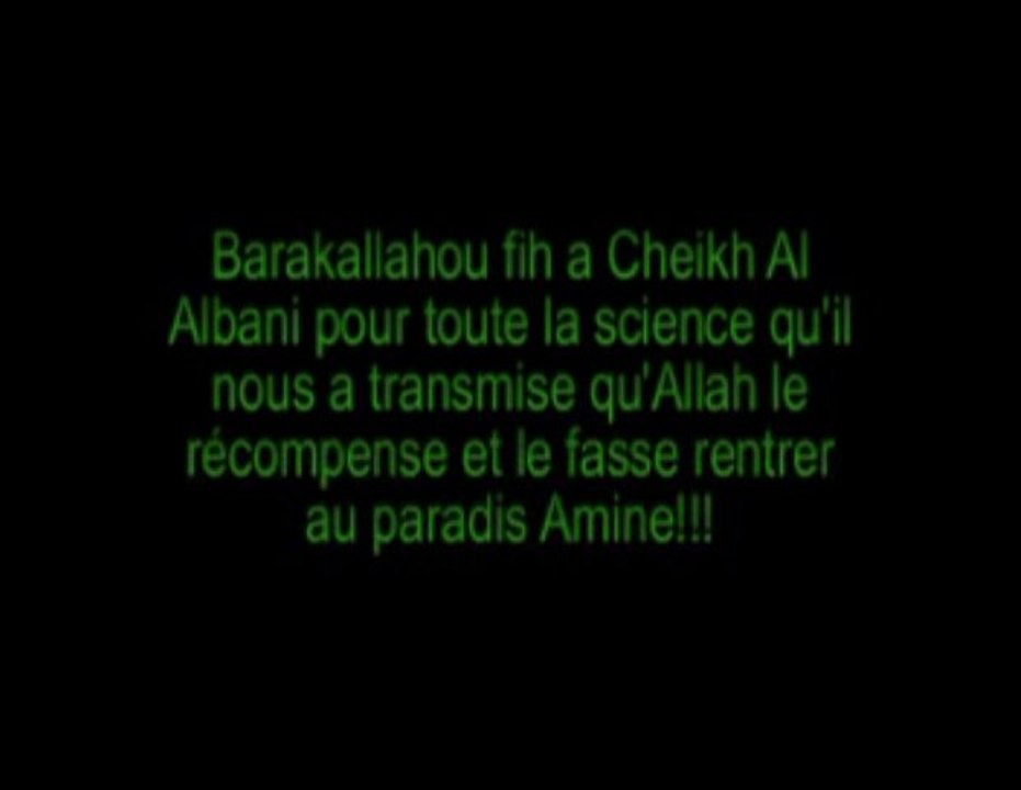 Mufti Al Cheikh: L'erreur de Cheikh Al Albani.