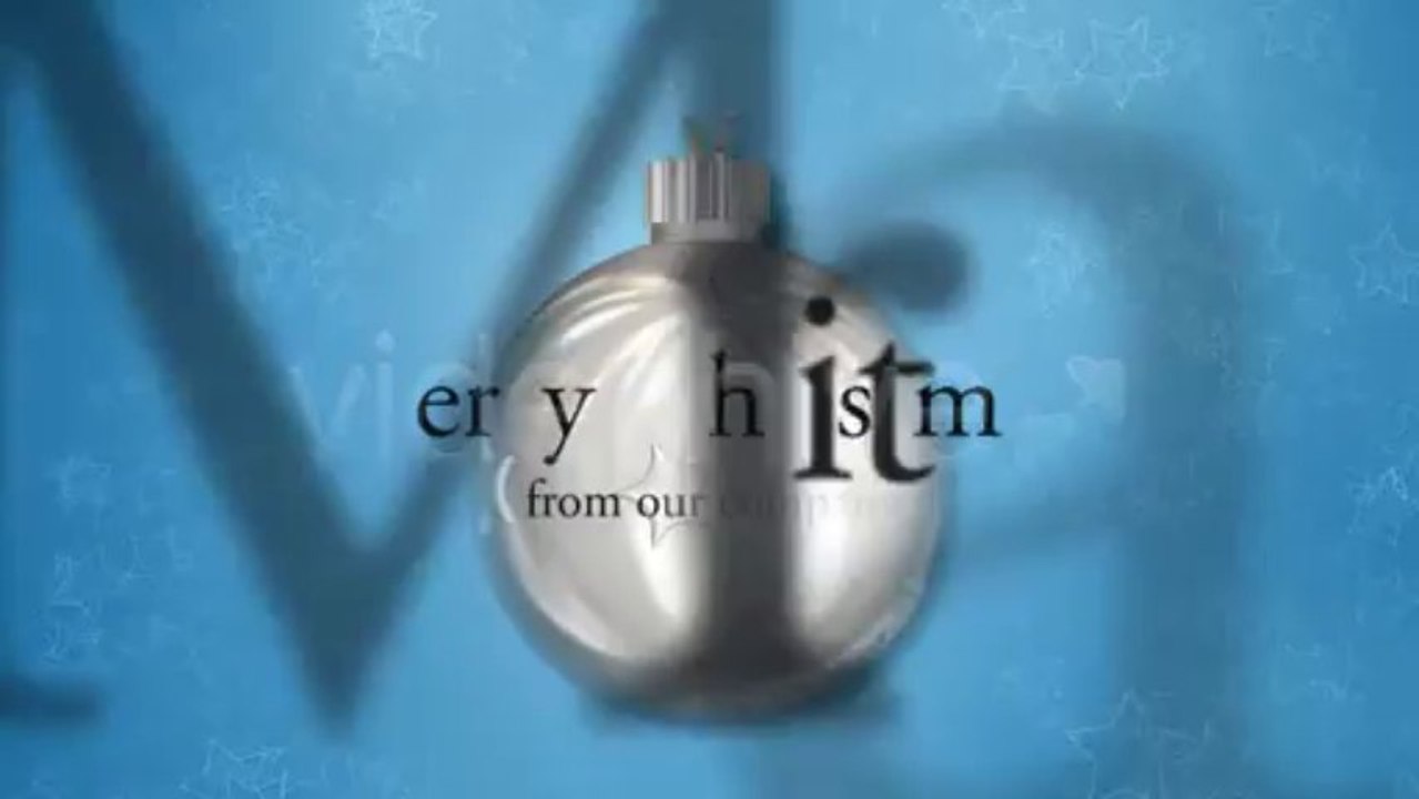 Business Christmas Ball - After Effects Template