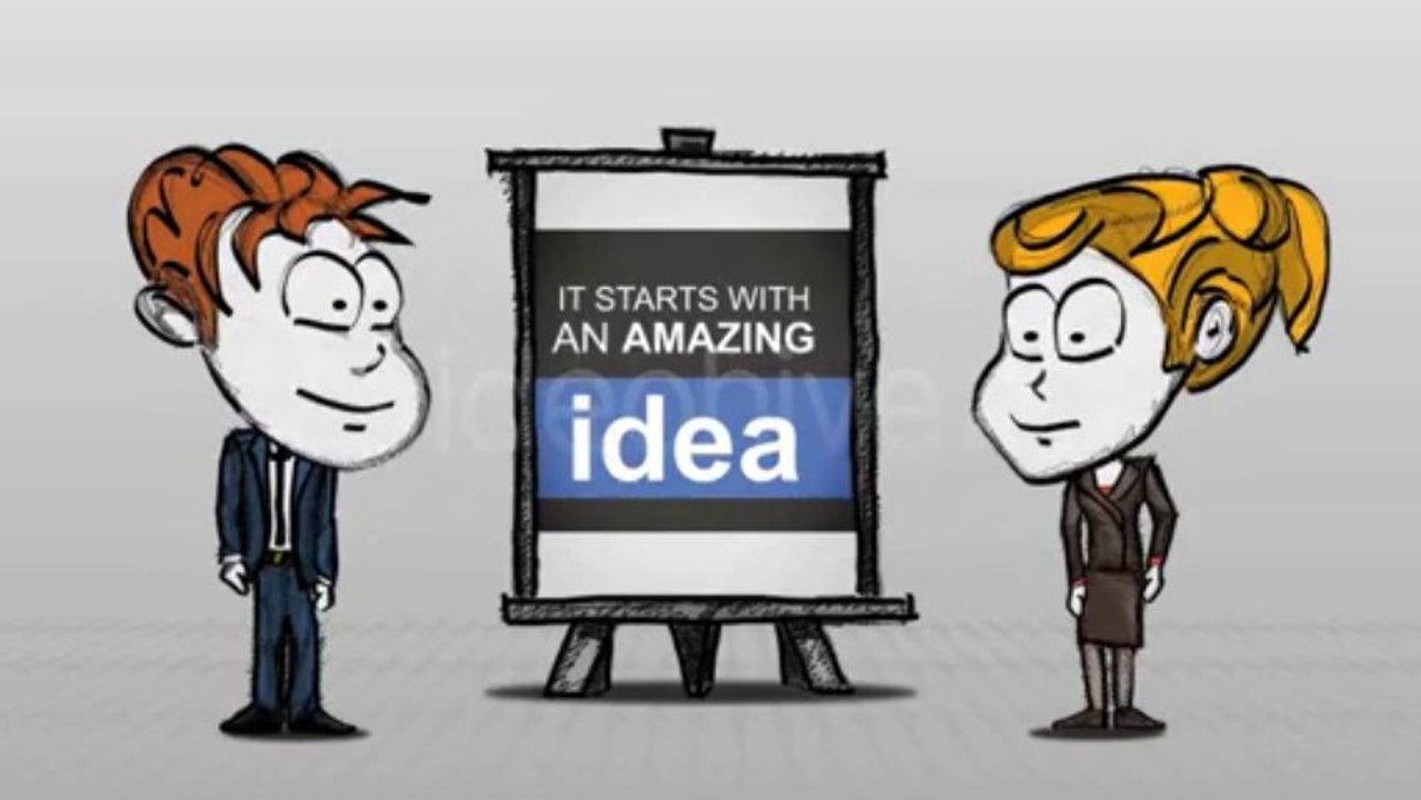 Cartoon Business Presentation - After Effects Template