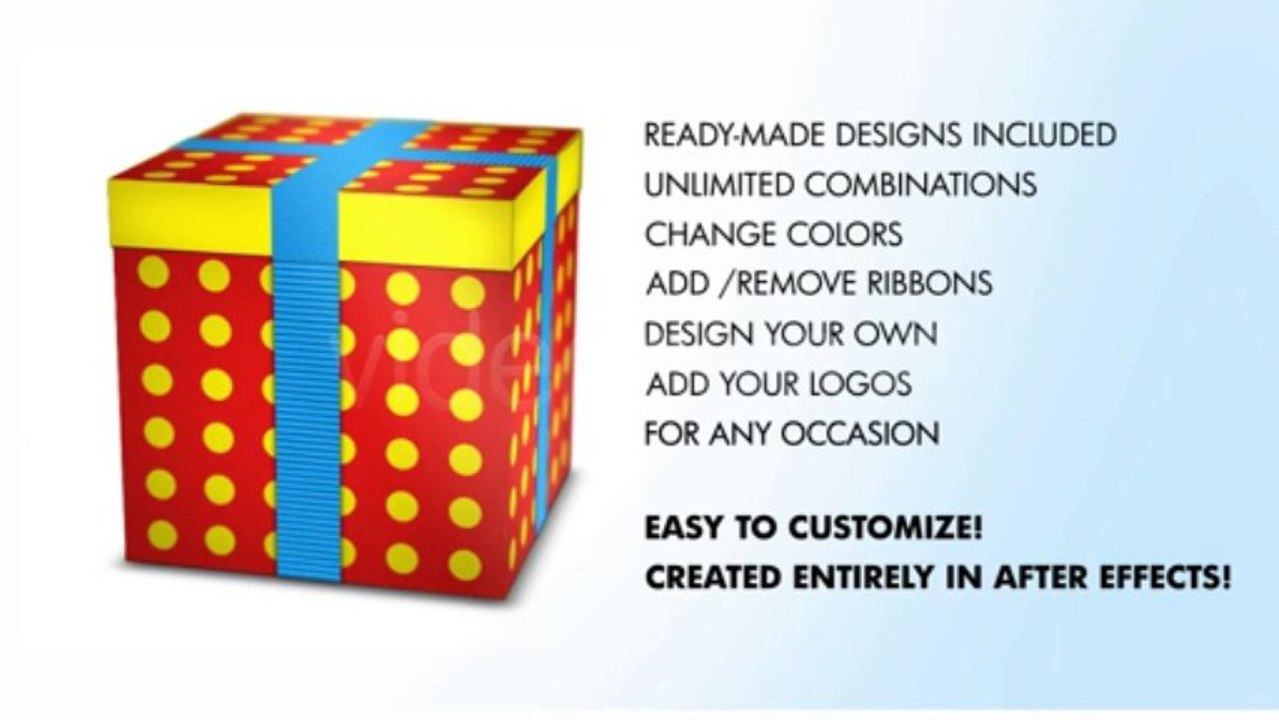 Gift Box - After Effects Template