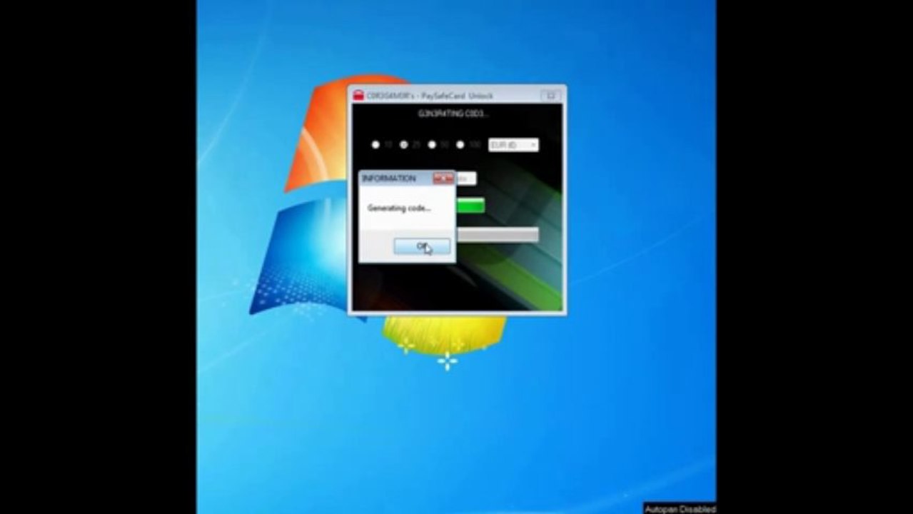 How to get free PaySafeCard Generator 2013