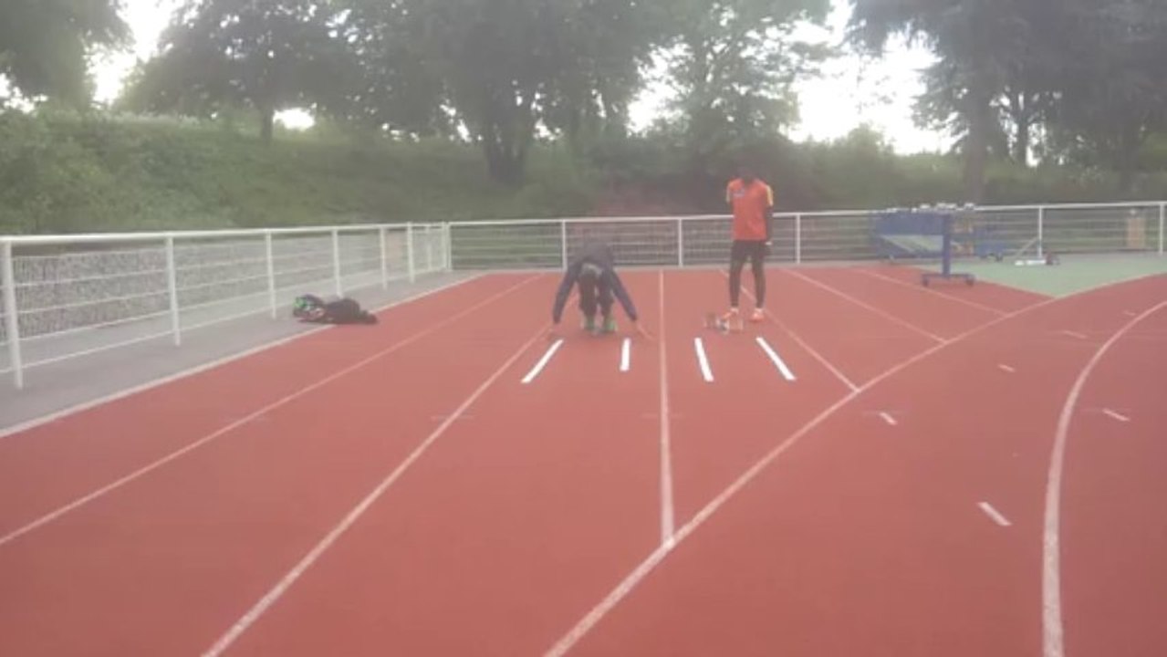 KEVIN ET DAVY SEANCE SPRINT TECHNIQUE COURSE CYLE AVANT  2