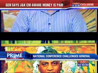 Political storm over General's admission