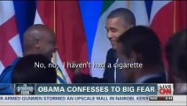 Barack Obama Caught in Open Mic Moment Joking About Smoking & Being scared Of Wife