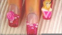 Disney: *Sleeping beauty* 3D Acrylic Nail Art Design Tutorial