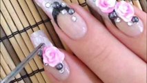 Valentine / Date: *Romantic Roses* 3D Acrylic Nail Art Design Tutorial