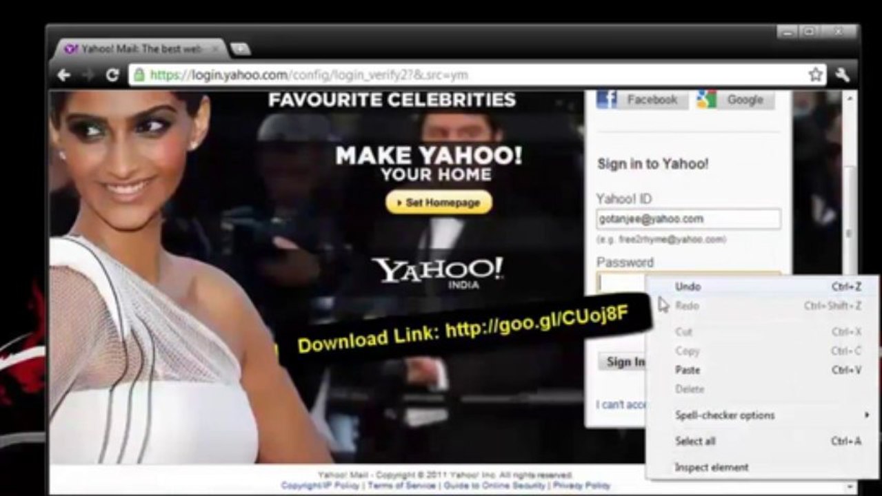 Hack Yahoo Password 2013 New Working Version -672